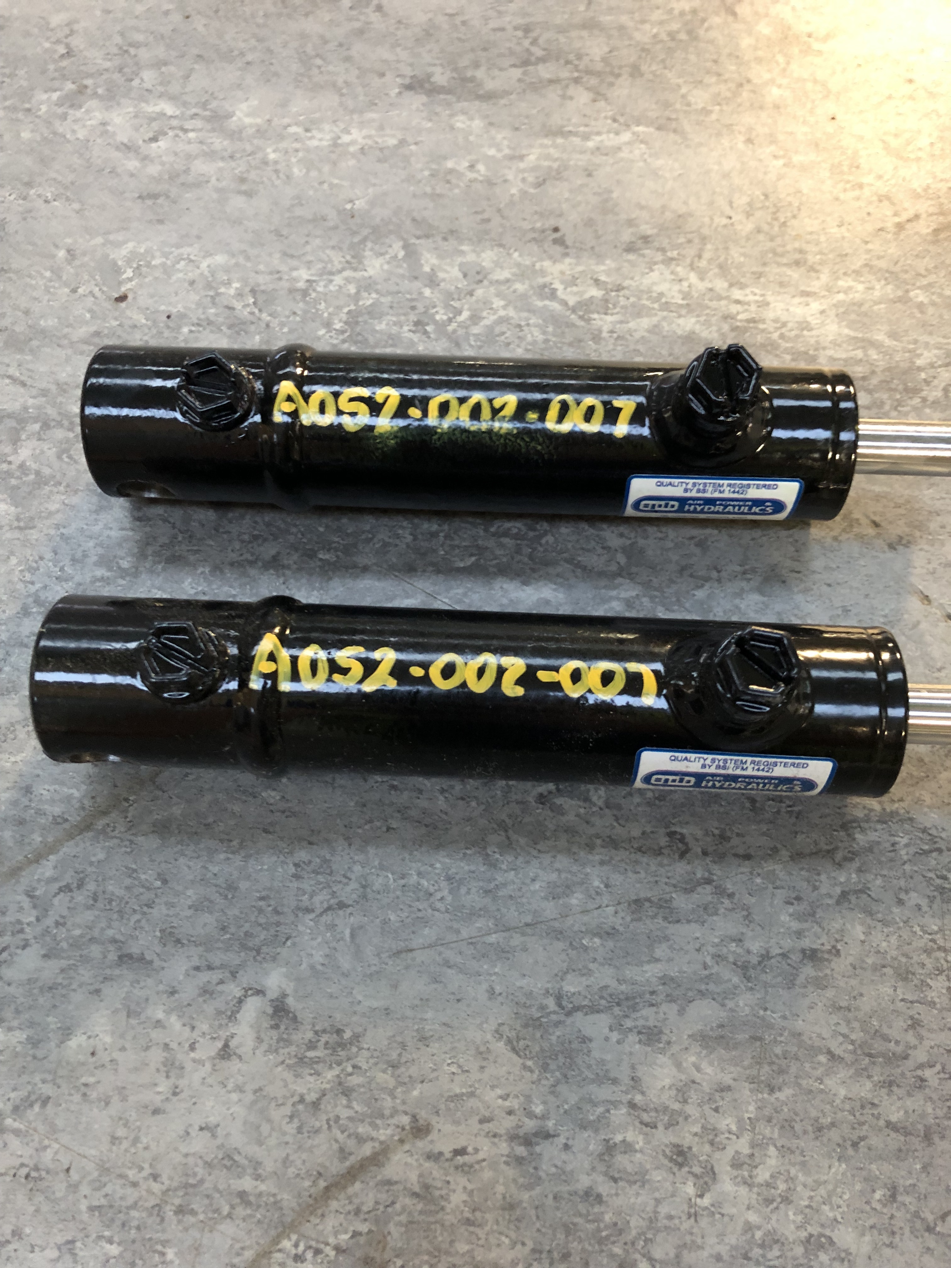 2 x Slingsby Cylinders (unused)