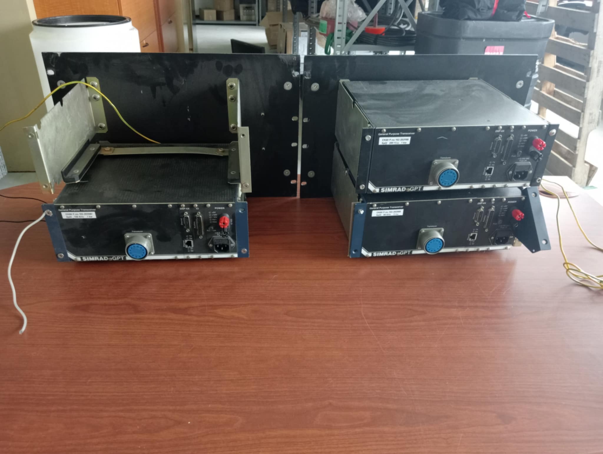 3 x Kongsberg EK60 Echosounder (SBAS)