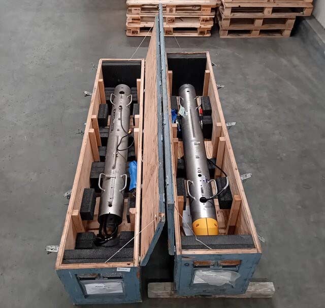 3 x Klein 5000 Sidescan Towfishes