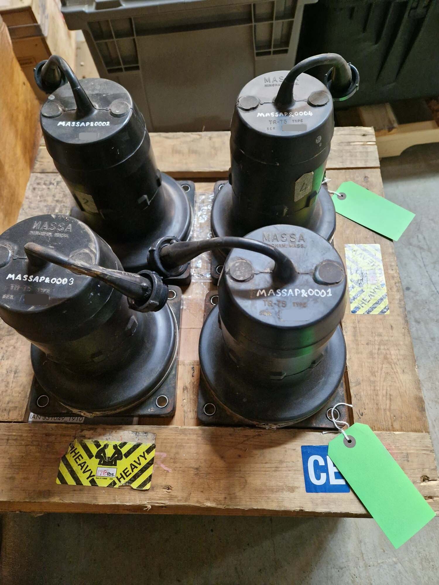 16 x TR-75 Massa Transducers