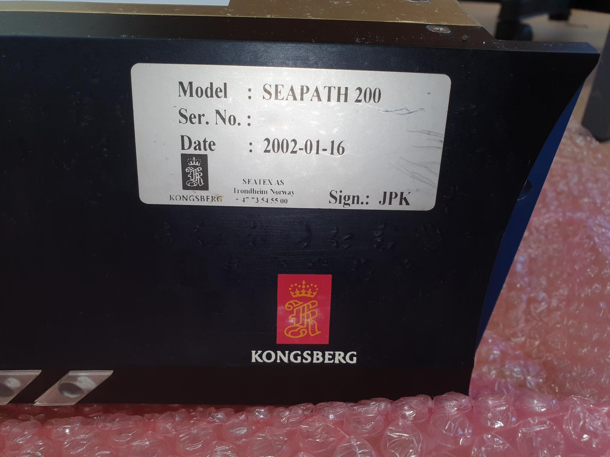 Kongsberg Seapath 200 Processing Unit