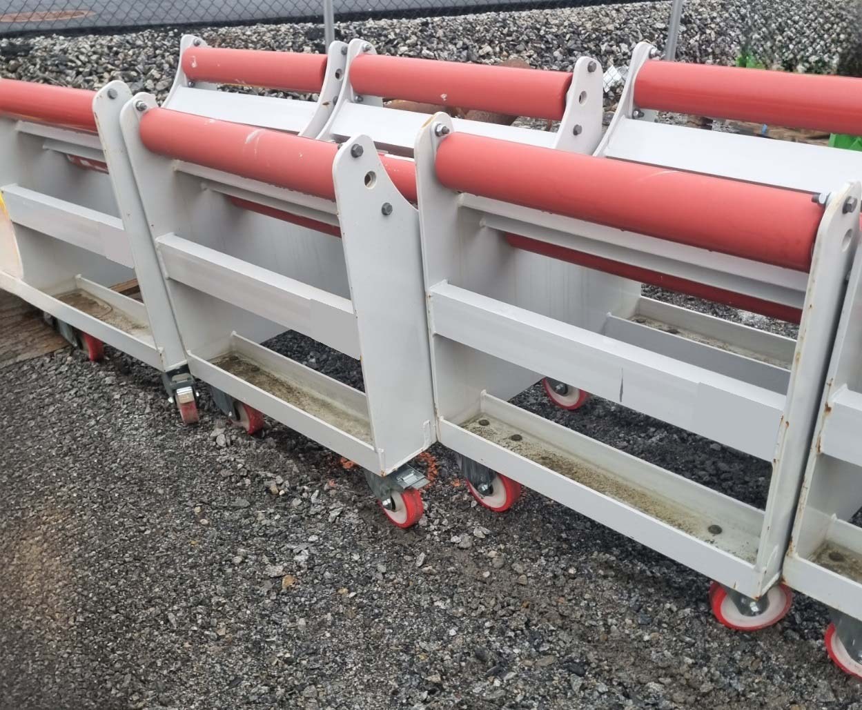 6 x Umbilical/Hose Trolleys