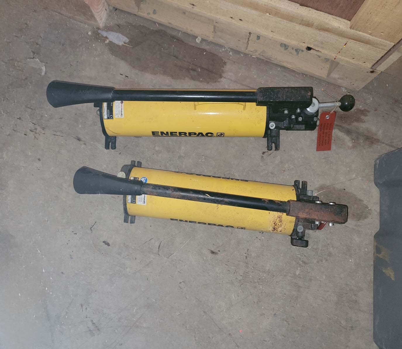 2 x Enerpac Hydraulic Hand Pump