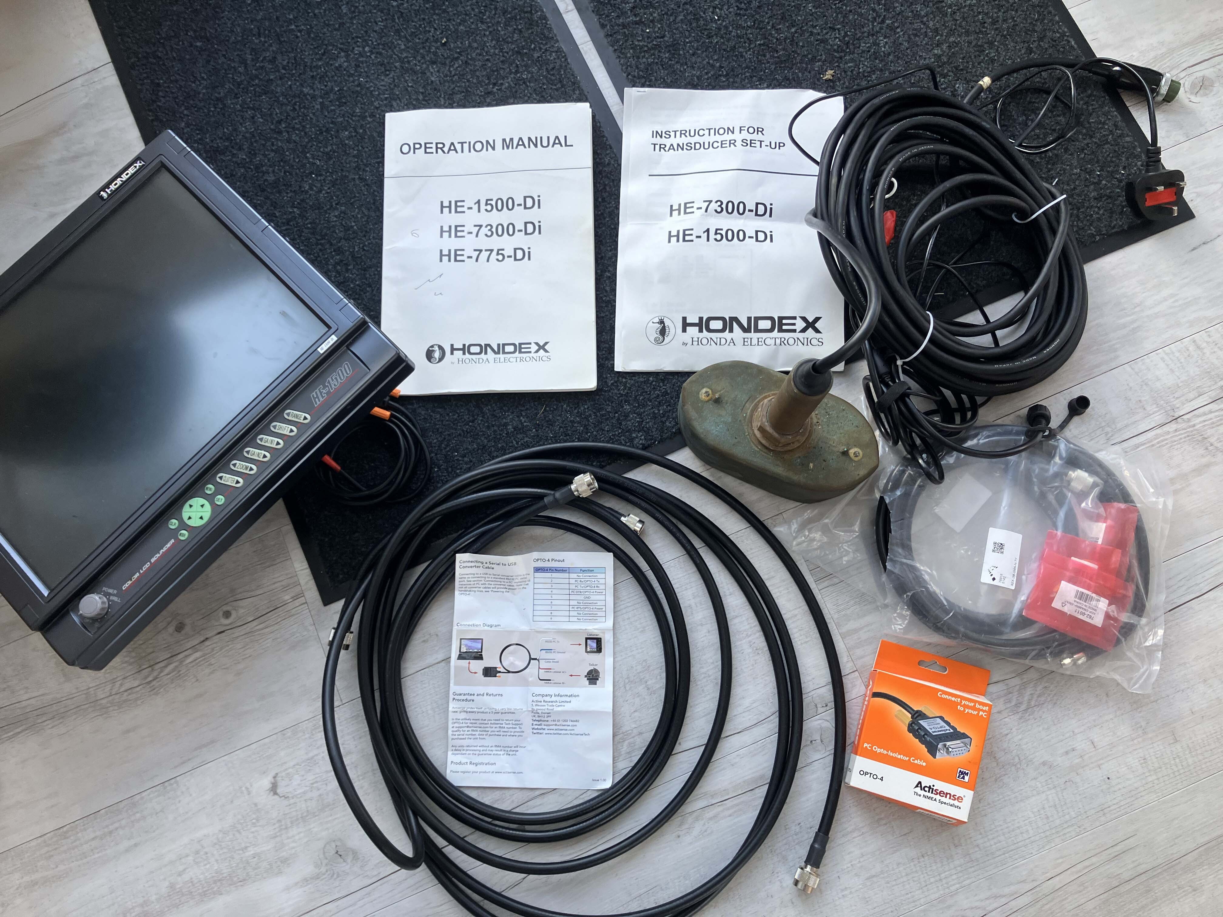 Hondex Single Beam Echosounder (SBES)