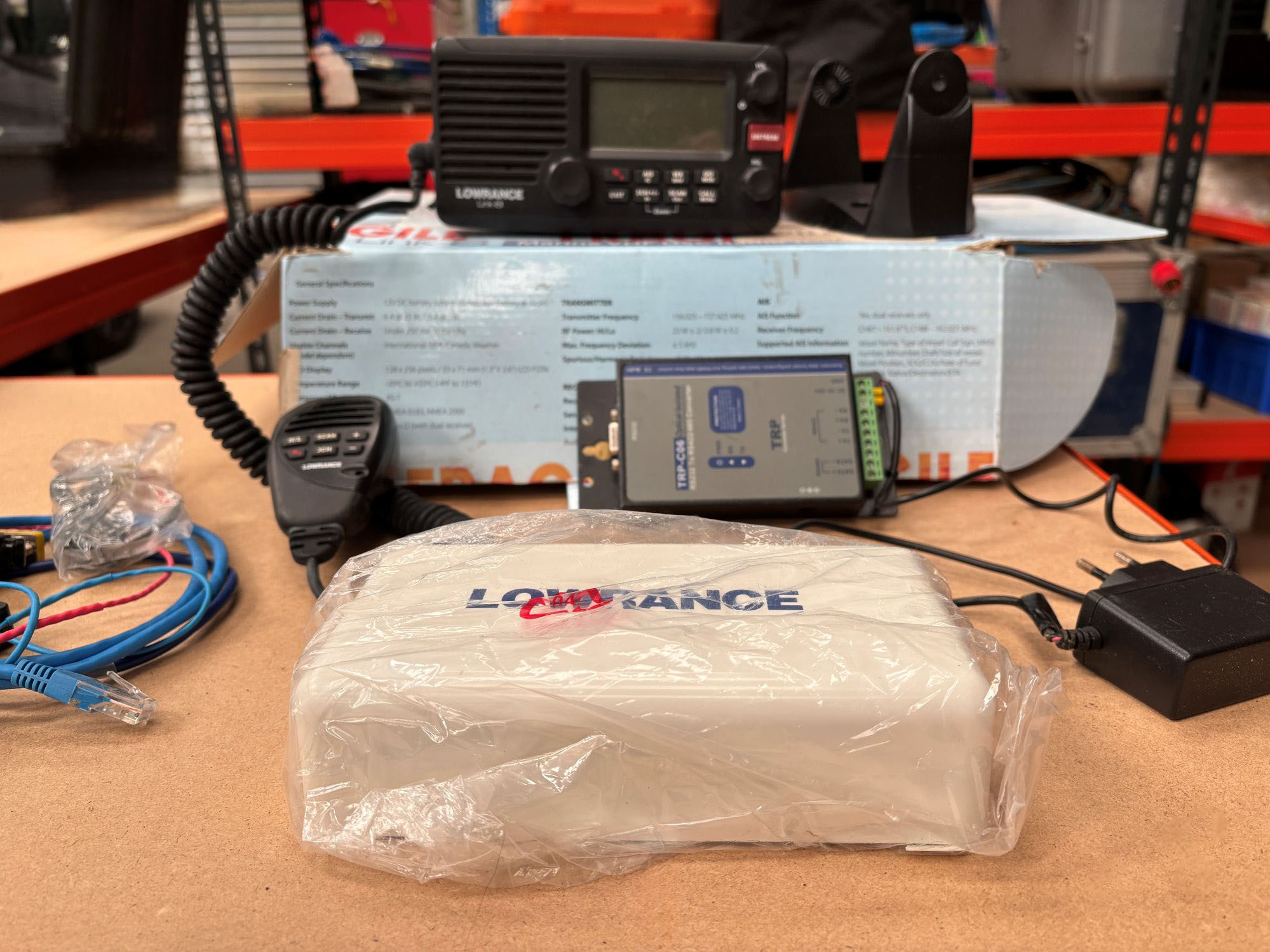 2 x Lowrance VHF Radio