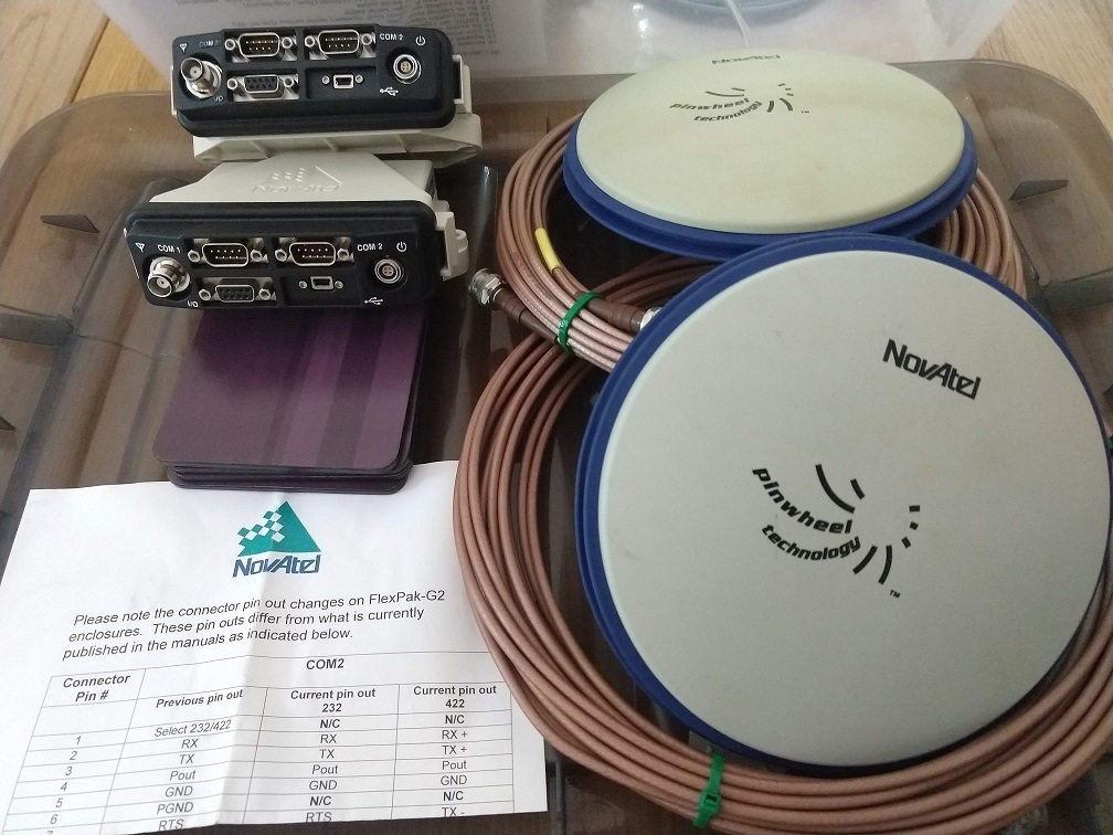 2 x Novatel FlexPak-G2 GNSS System