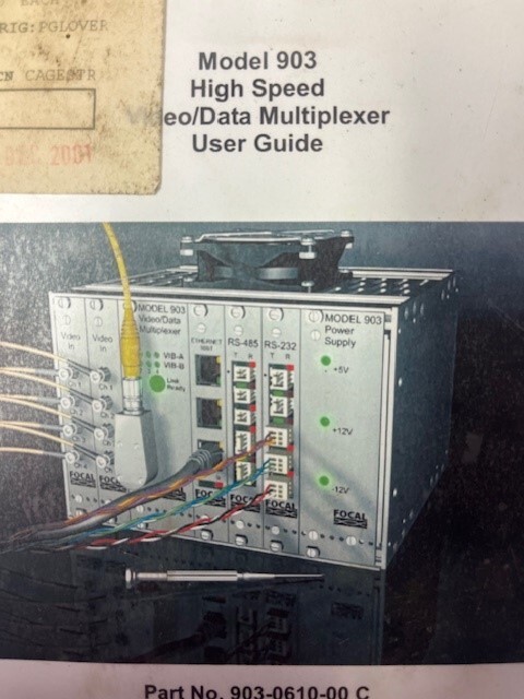 Focal Video/Data Multiplexer