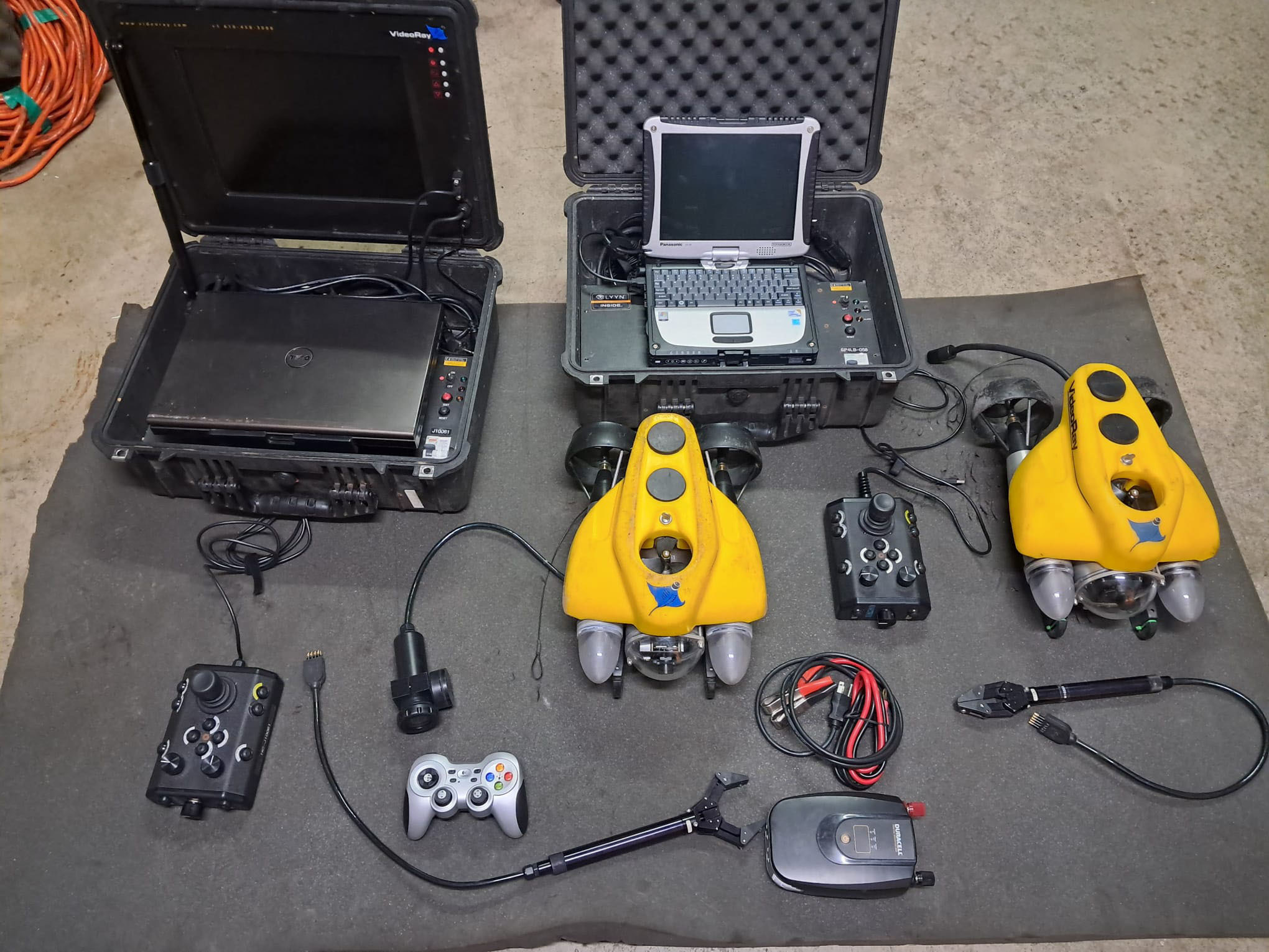 2 x VideoRay Pro 4 ROVs