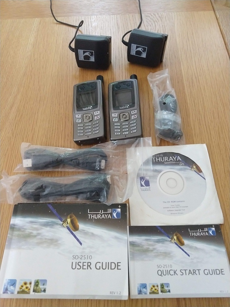 2 x Thuraya Satellite Phones