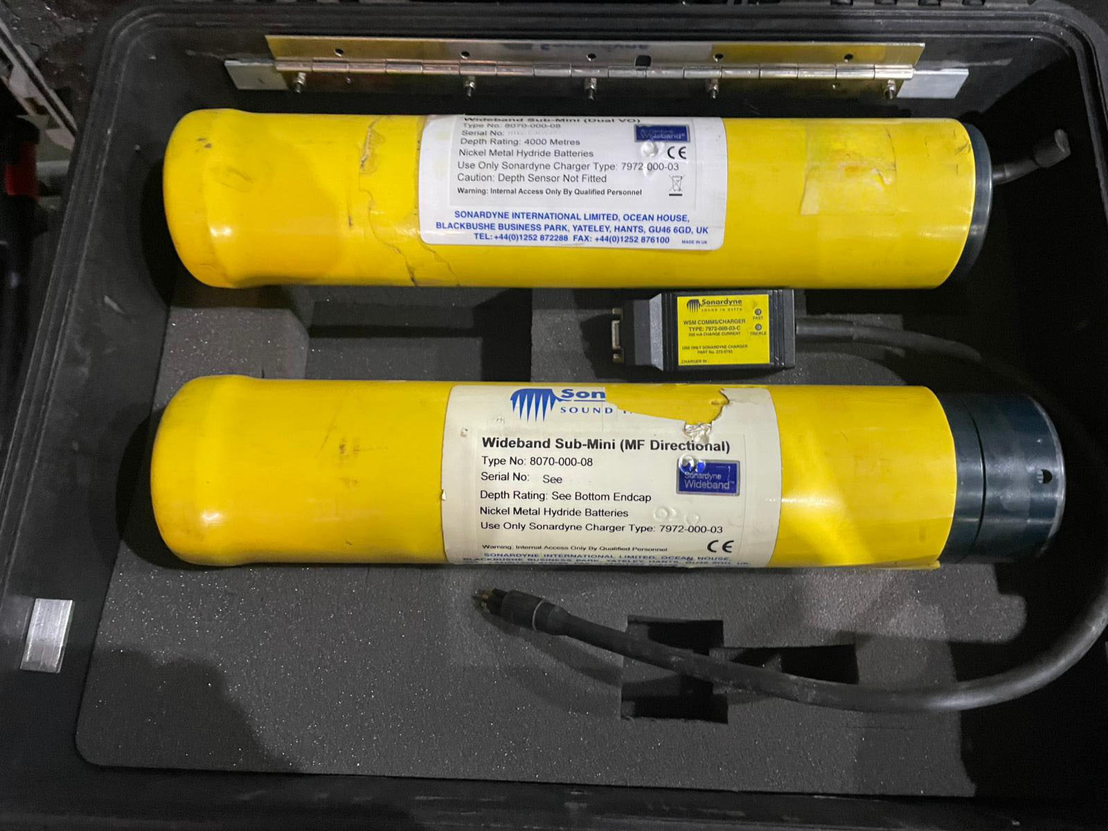 2 x Sonardyne WSM Mini Transponders