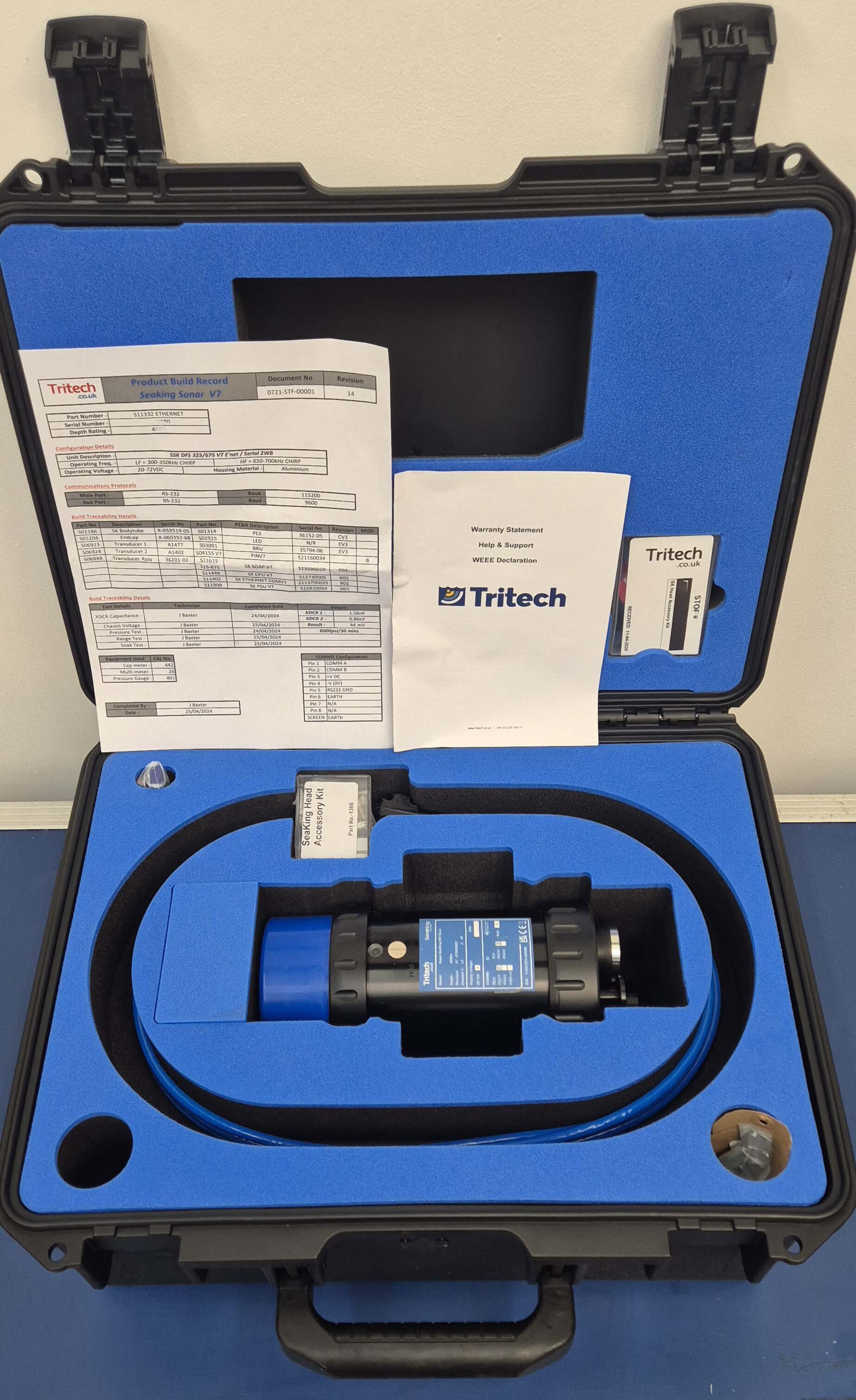 Tritech Super SeaKing DST Sonar